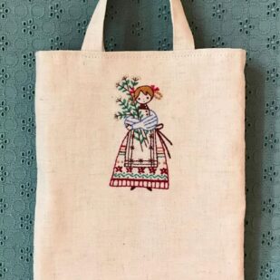 Mizraabag Hand Embroidery Canvas Bag