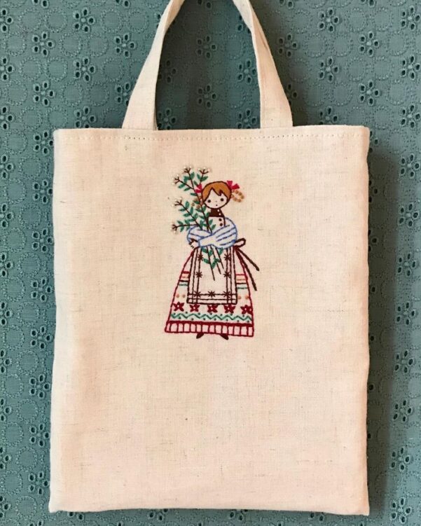 Mizraabag Hand Embroidery Canvas Bag
