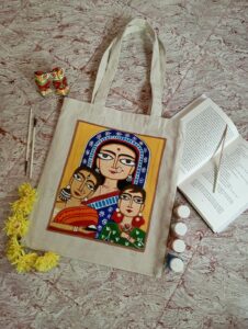 Mizraabag Hand Painted Cotton bag