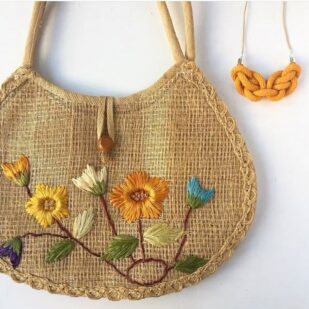 Embroidery Jute Bag