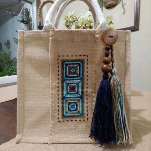 Mizraabag Jute Funky tote bag