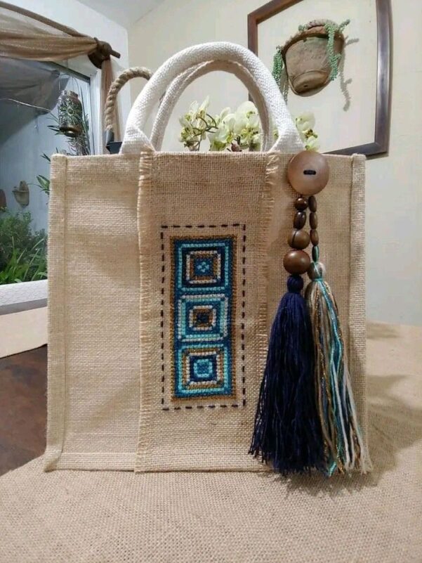Mizraabag Jute Funky tote bag